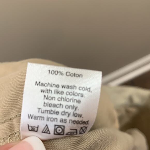 J Crew Factory Cotton Chino Tan Shorts - Picture 5 of 6